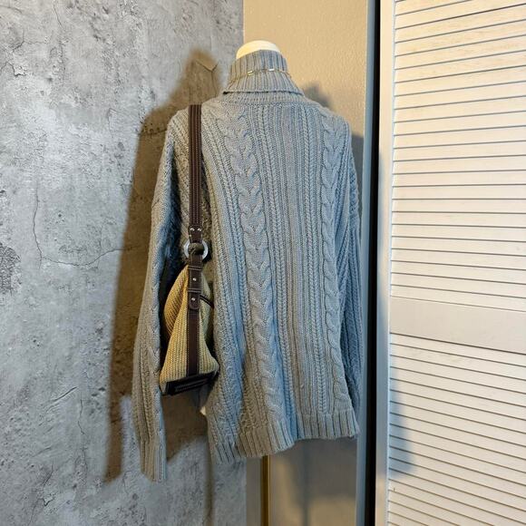 Preppy Soft & Cozy Blue Sweater - Picture 6 of 7